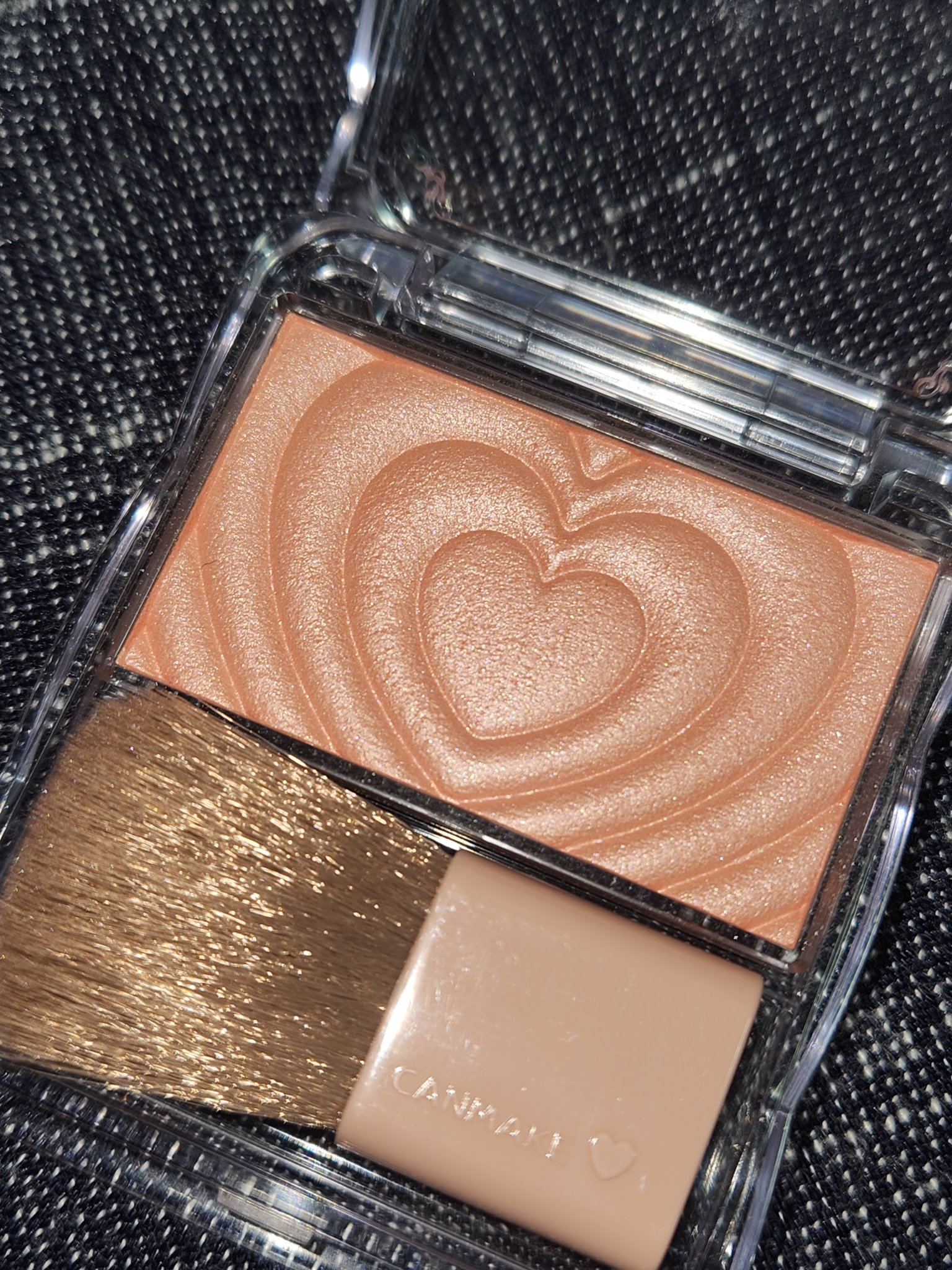 パウダーチークス P03 チアフルピーチ/キャンメイク/パウダーチークを使ったクチコミ（1枚目）