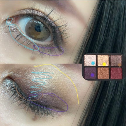 ヴォワヤジュールアイシャドウパレット/NARS/アイシャドウパレットを使ったクチコミ(3枚目)