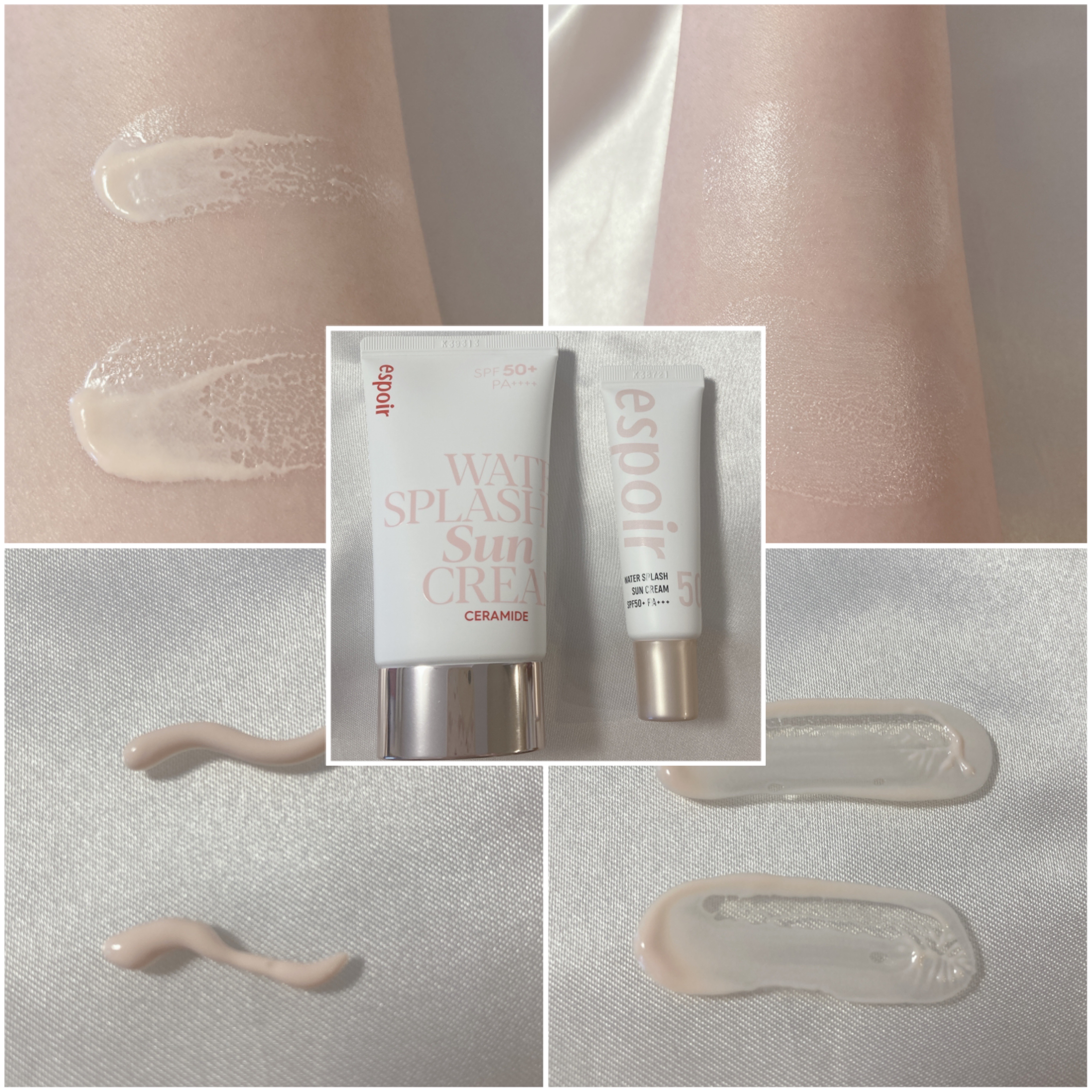 ウォータースプラッシュサンクリーム セラミド/espoir/日焼け止めクリームを使ったクチコミ（2枚目）