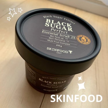 ブラックシュガー パーフェクト エッセンシャル スクラブ2X/SKINFOOD/洗い流すパック・マスクを使ったクチコミ（1枚目）