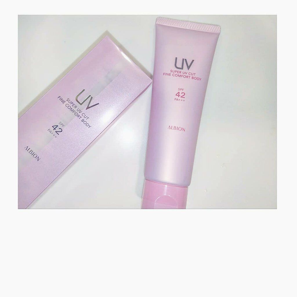 スーパー UV カット ファインコンフォート ボディ/ALBION/日焼け止めミルクを使ったクチコミ（1枚目）