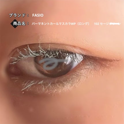 パーマネントカール マスカラ WP(ロング)/FASIO/マスカラを使ったクチコミ(1枚目)