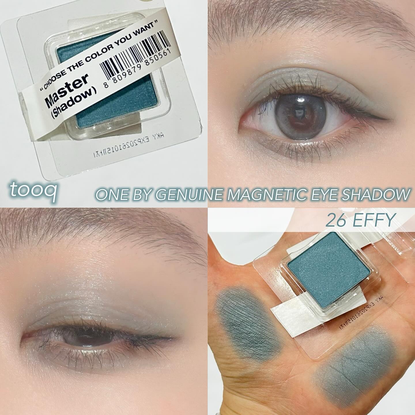 tooq ONE BY GENUINE MAGNETIC EYE SHADOW/Tooq/パウダーアイシャドウを使ったクチコミ（1枚目）