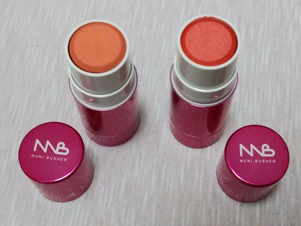 スティックチーク/NUNI BUSHER/ジェル・クリームチークを使ったクチコミ(3枚目)