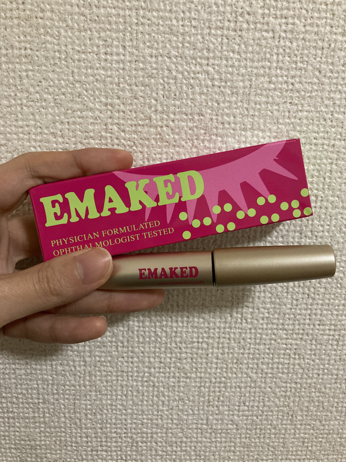 EMAKED（エマーキット）/水橋保寿堂製薬/まつげ美容液を使ったクチコミ（1枚目）