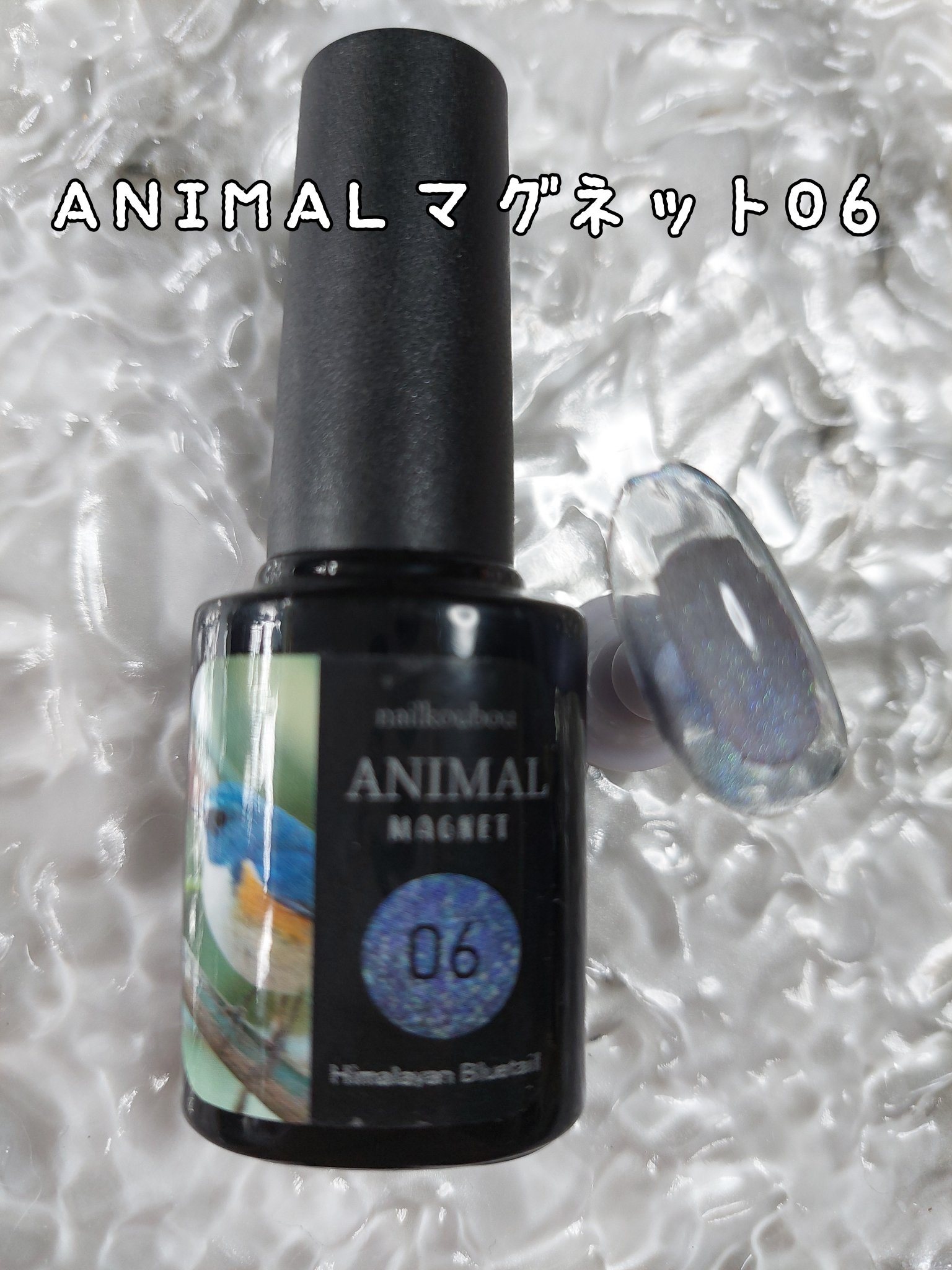 アニマルマグネットジェル/ネイル工房/ジェルネイルを使ったクチコミ（1枚目）