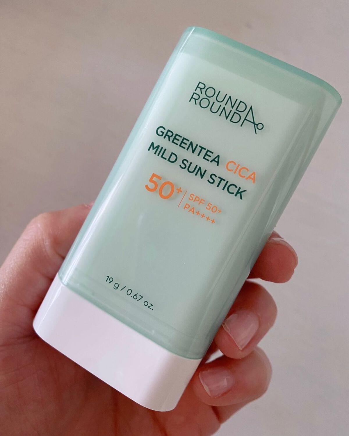 グリーンティー CICA マイルド サンスティック/ラウンドアラウンド/日焼け止めスティックを使ったクチコミ(2枚目)