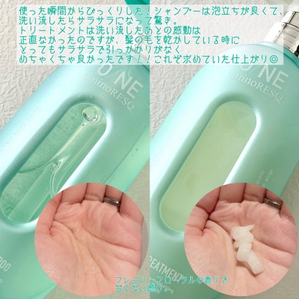 ワン アミノレスキューモイストシャンプー/トリートメント/アミノレスキュー/市販シャンプーを使ったクチコミ(3枚目)