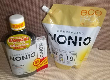 NONIOマウスウォッシュ ノンアルコールライトハーブミント 1000ml/NONIO/マウスウォッシュ・スプレーを使ったクチコミ（1枚目）