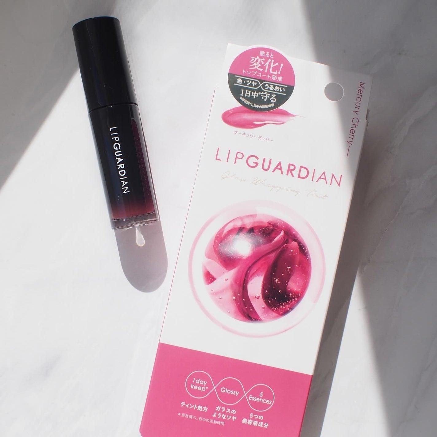 グロウラッピングティント/LIPGUARDIAN/リップティントを使ったクチコミ(2枚目)