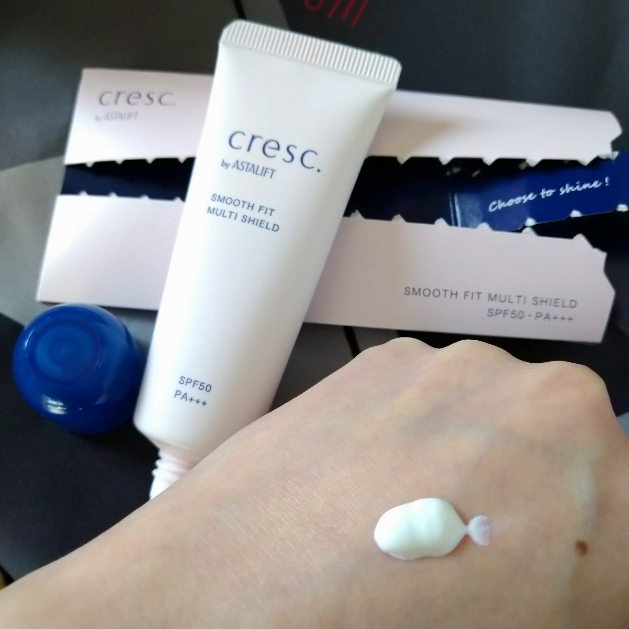 スムースフィット マルチシールド/cresc. by ASTALIFT/化粧下地を使ったクチコミ（2枚目）