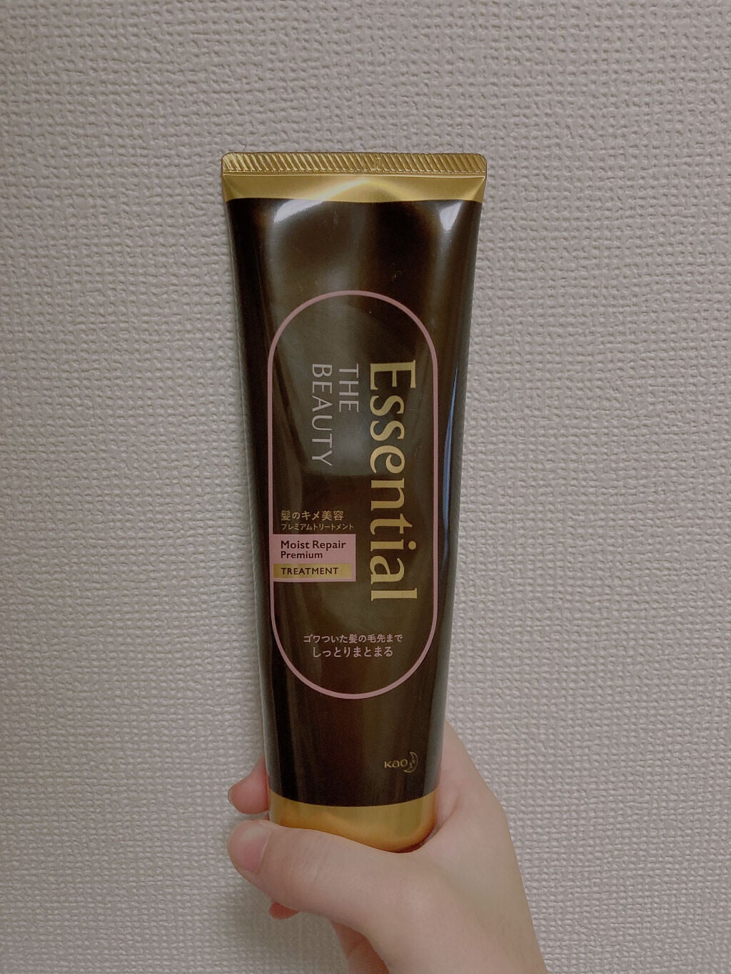 THE BEAUTY 髪のキメ美容プレミアムトリートメント<モイストリペアプレミアム>/エッセンシャル/洗い流すヘアトリートメントを使ったクチコミ(2枚目)