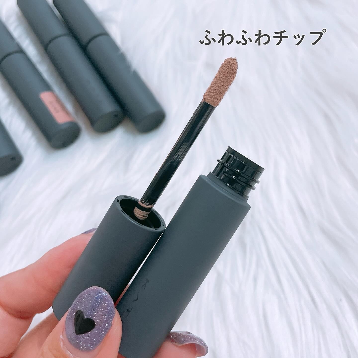 マットラテリキッドシャドウ EX-4 オレンジベージュ系【自分に甘めのメイプルミルク】/KATE/リキッドアイシャドウを使ったクチコミ（3枚目）