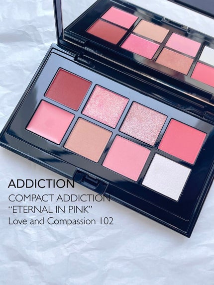 コンパクトアディクション “エターナル イン ピンク” 102 Love and Compassion/ADDICTION/アイシャドウパレットを使ったクチコミ(1枚目)