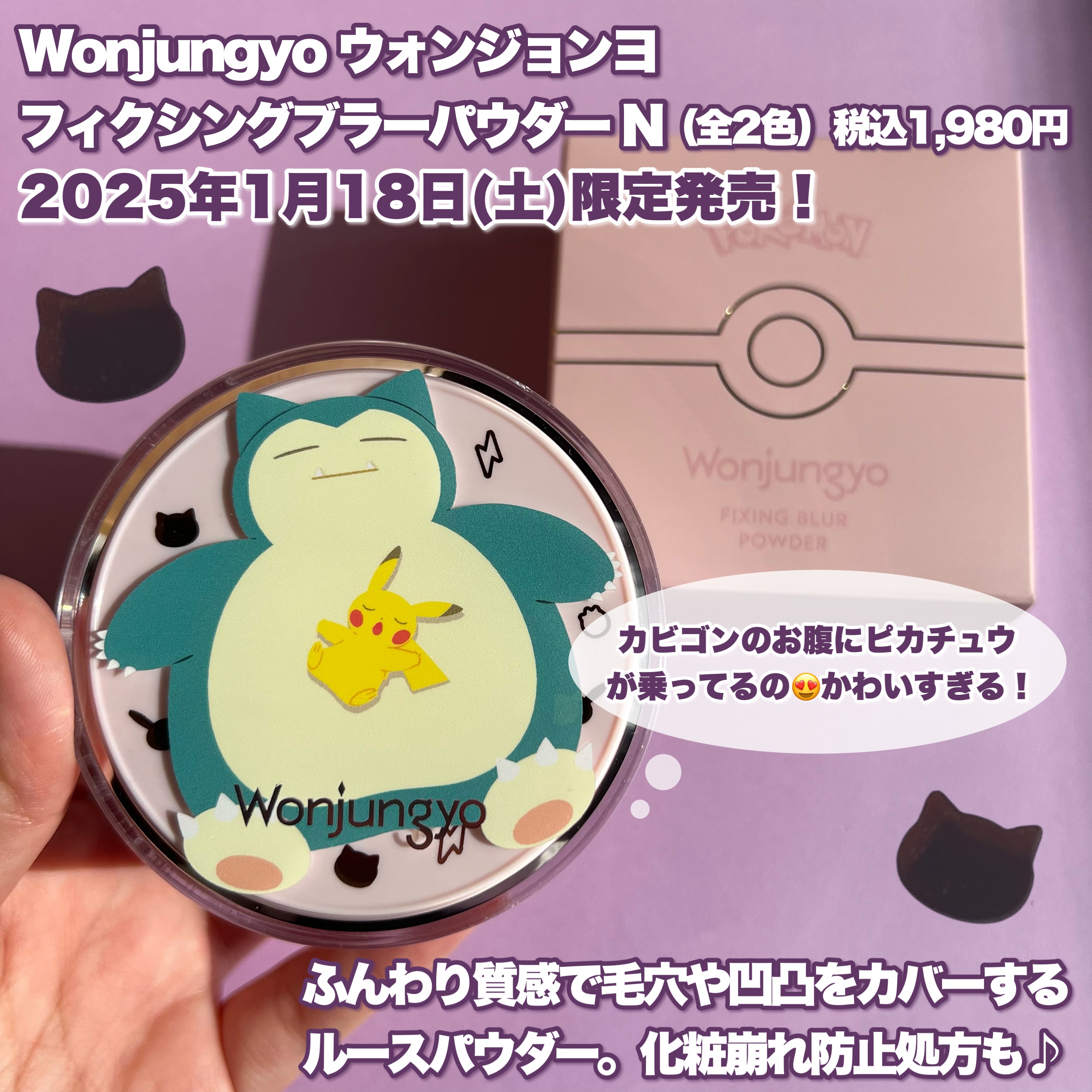 ウォンジョンヨ フィクシングブラーパウダー N/Wonjungyo/ルースパウダーを使ったクチコミ（2枚目）