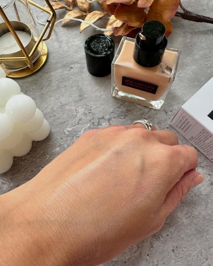 アンリミテッド ケア ツヤ セラム ファンデーション/shu uemura/リキッドファンデーションを使ったクチコミ(4枚目)