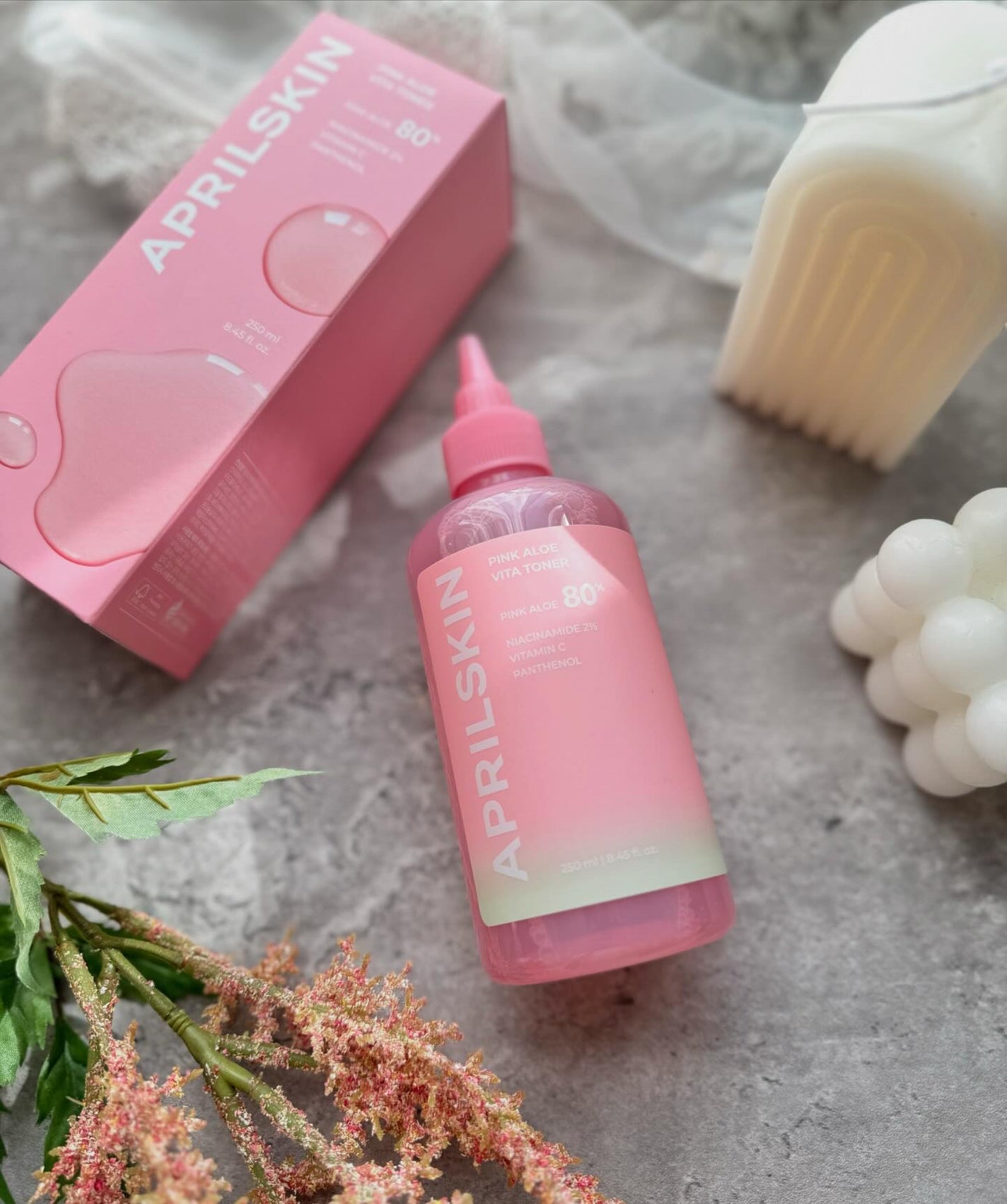 ピンクアロエビタトナー/APRILSKIN/化粧水を使ったクチコミ(4枚目)