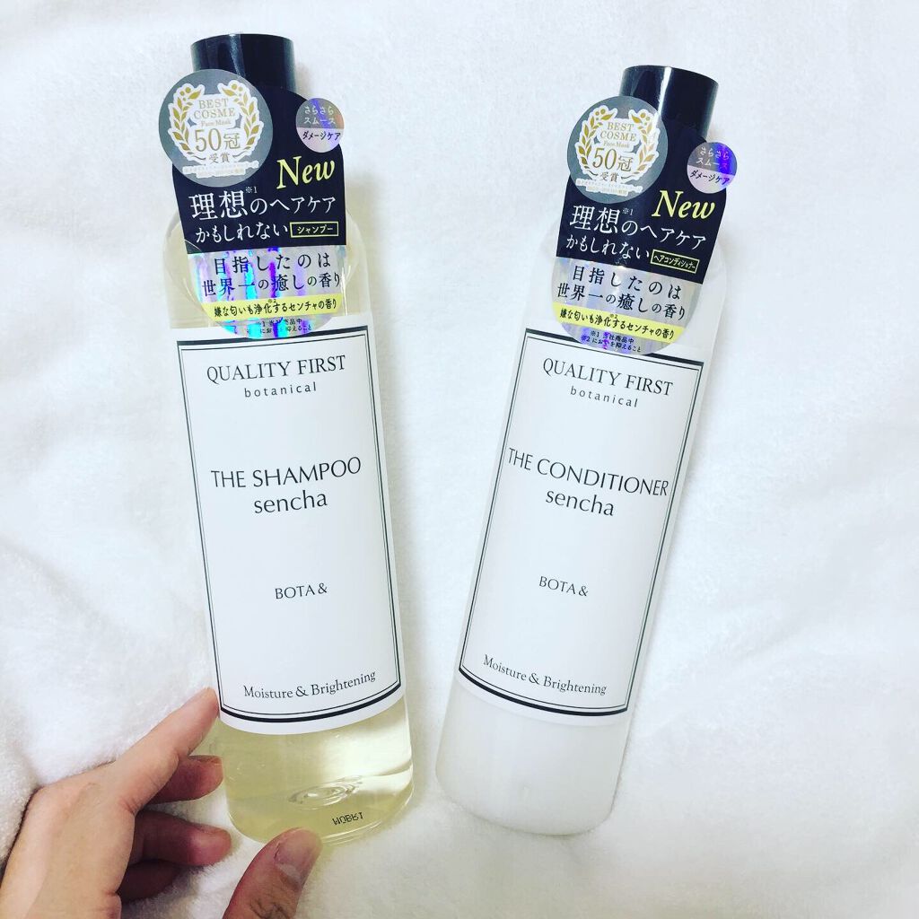 ボタアンド ザ シャンプー <sencha>/クオリティファースト/市販シャンプーを使ったクチコミ（1枚目）