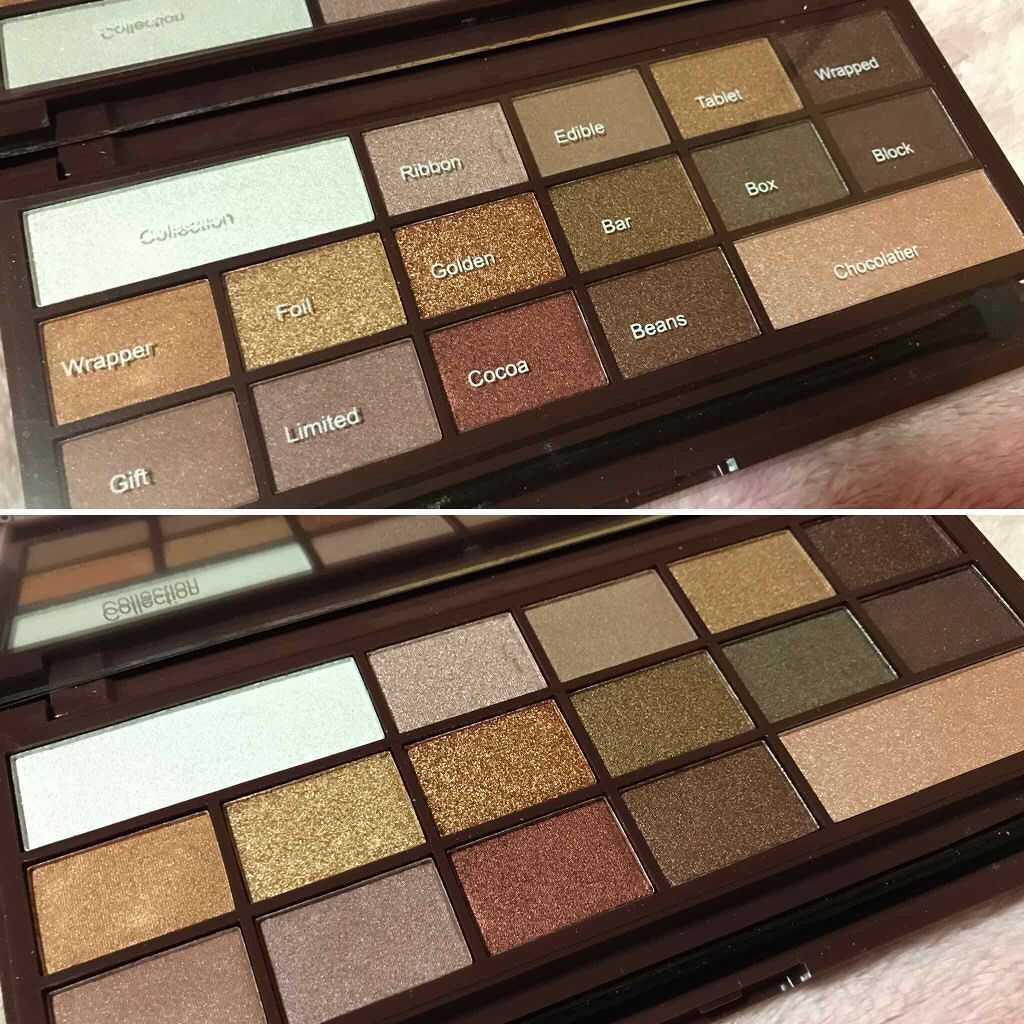 アイラブチョコレート/MAKEUP REVOLUTION/アイシャドウパレットを使ったクチコミ（2枚目）