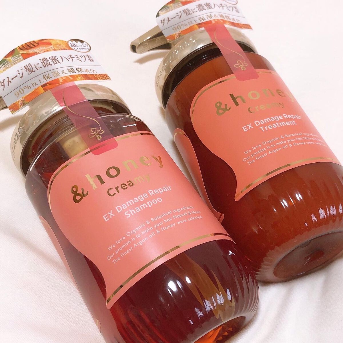 Creamy EXダメージリペアシャンプー1.0/ヘアトリートメント2.0/&honey/市販シャンプーを使ったクチコミ(4枚目)