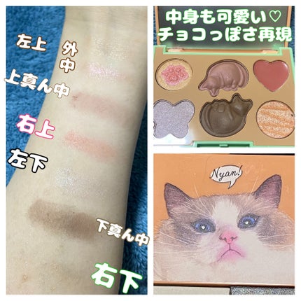 Venus Marble アイシャドウキャットシリーズ/Venus Marble/アイシャドウパレットを使ったクチコミ(10枚目)