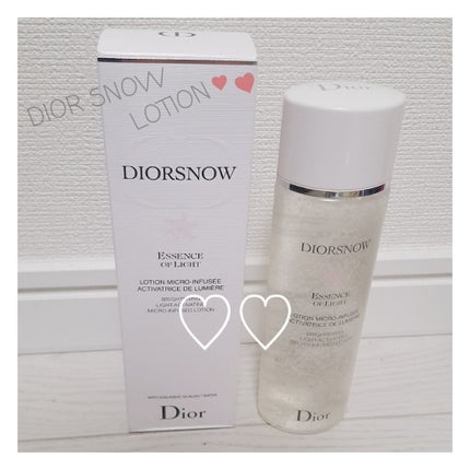 スノー ブライトニング エッセンスローション/Dior/化粧水を使ったクチコミ(1枚目)