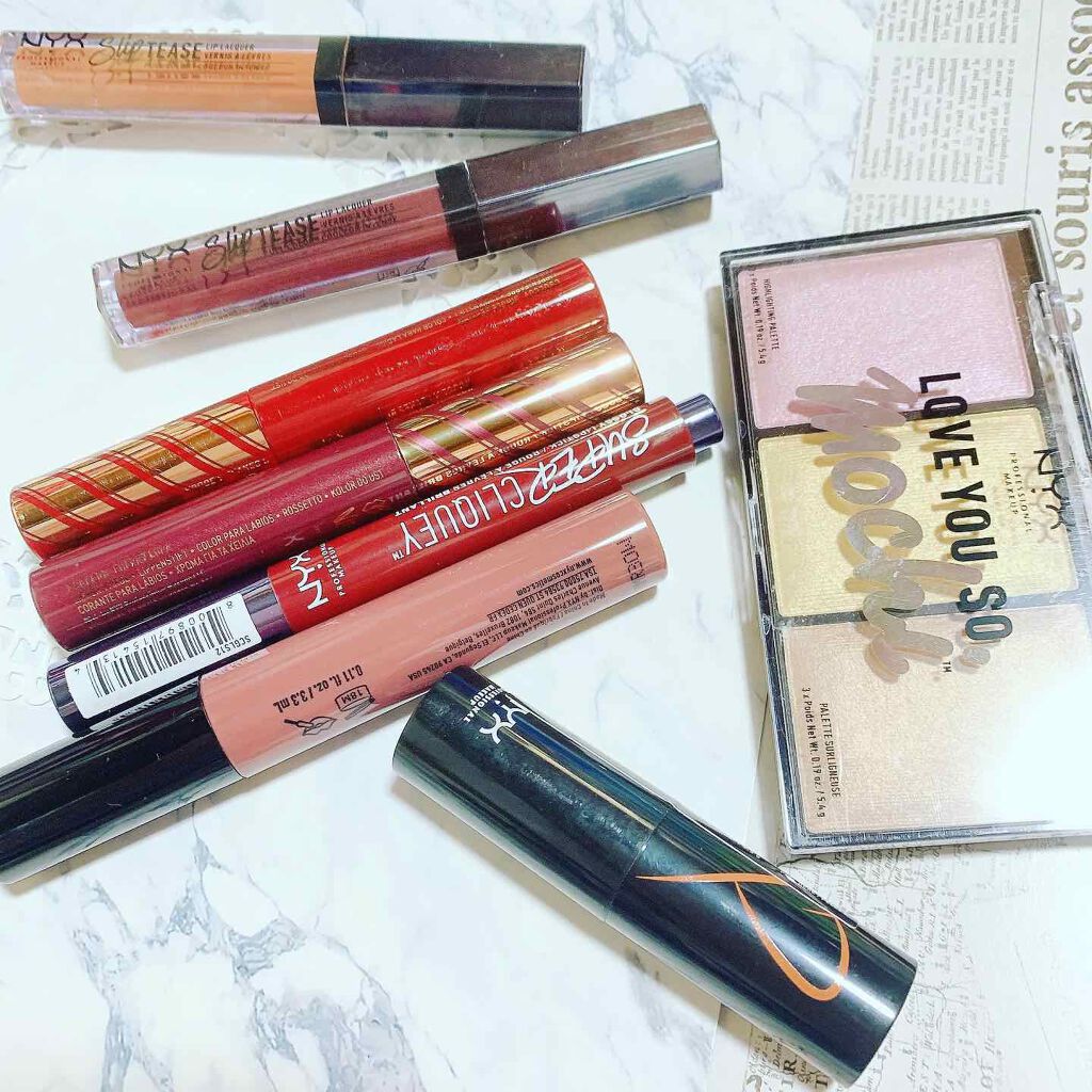 キャンディースリックグローウィーリップカラー/NYX Professional Makeup/口紅を使ったクチコミ(1枚目)