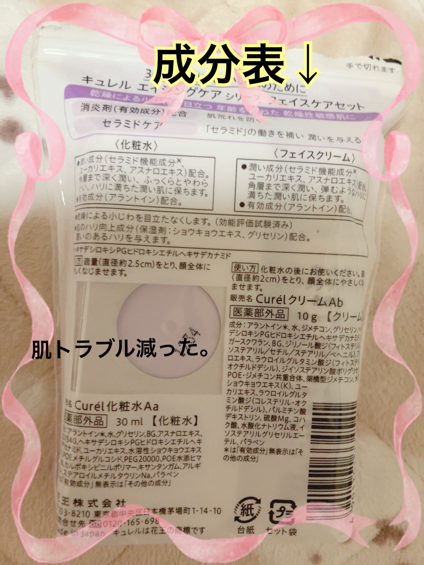 エイジングケアシリーズ ミニセット 化粧水/キュレル/スキンケアキットを使ったクチコミ（2枚目）
