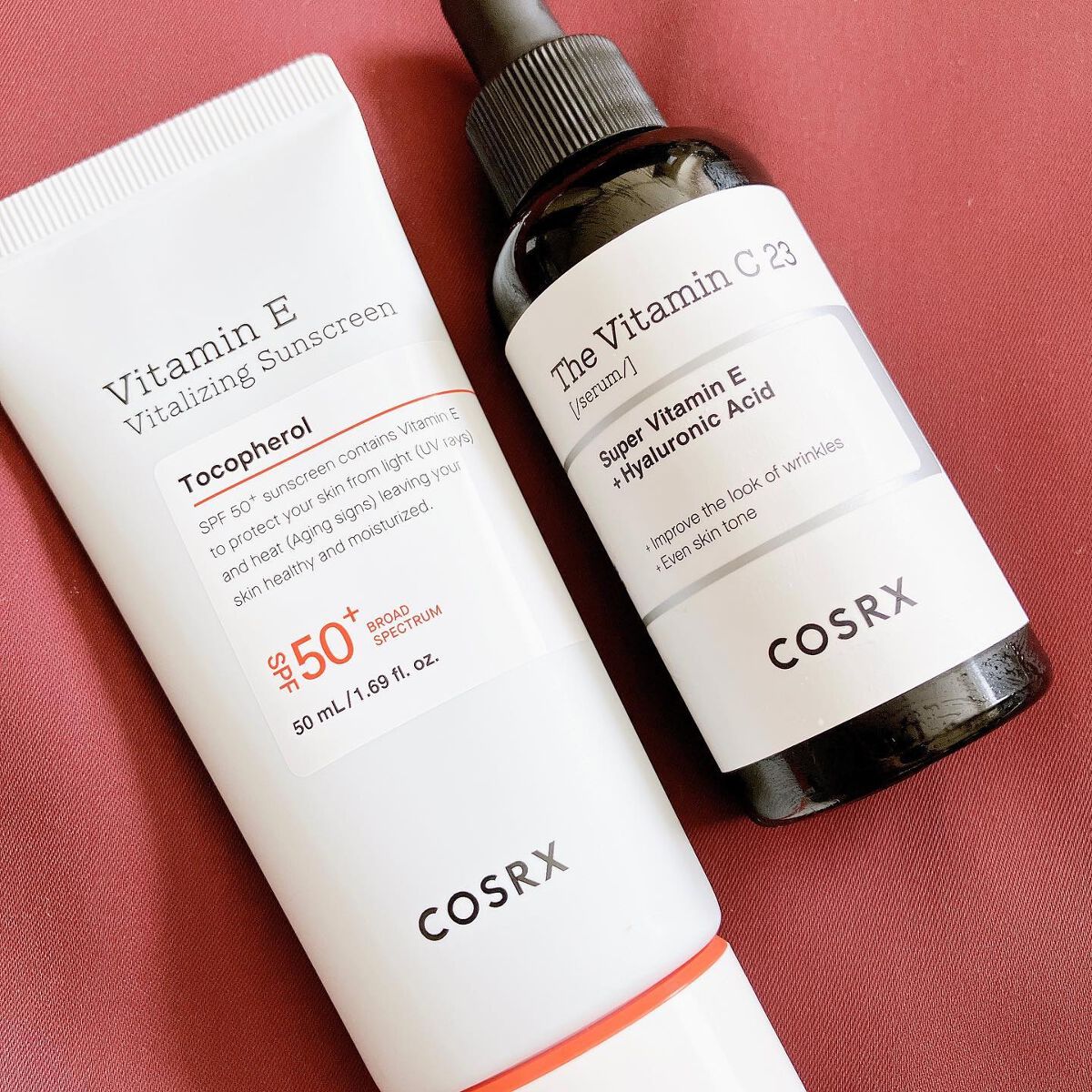 ビタミンEバイタライジングUVクリーム　SFP50＋/COSRX/日焼け止めクリームを使ったクチコミ（2枚目）