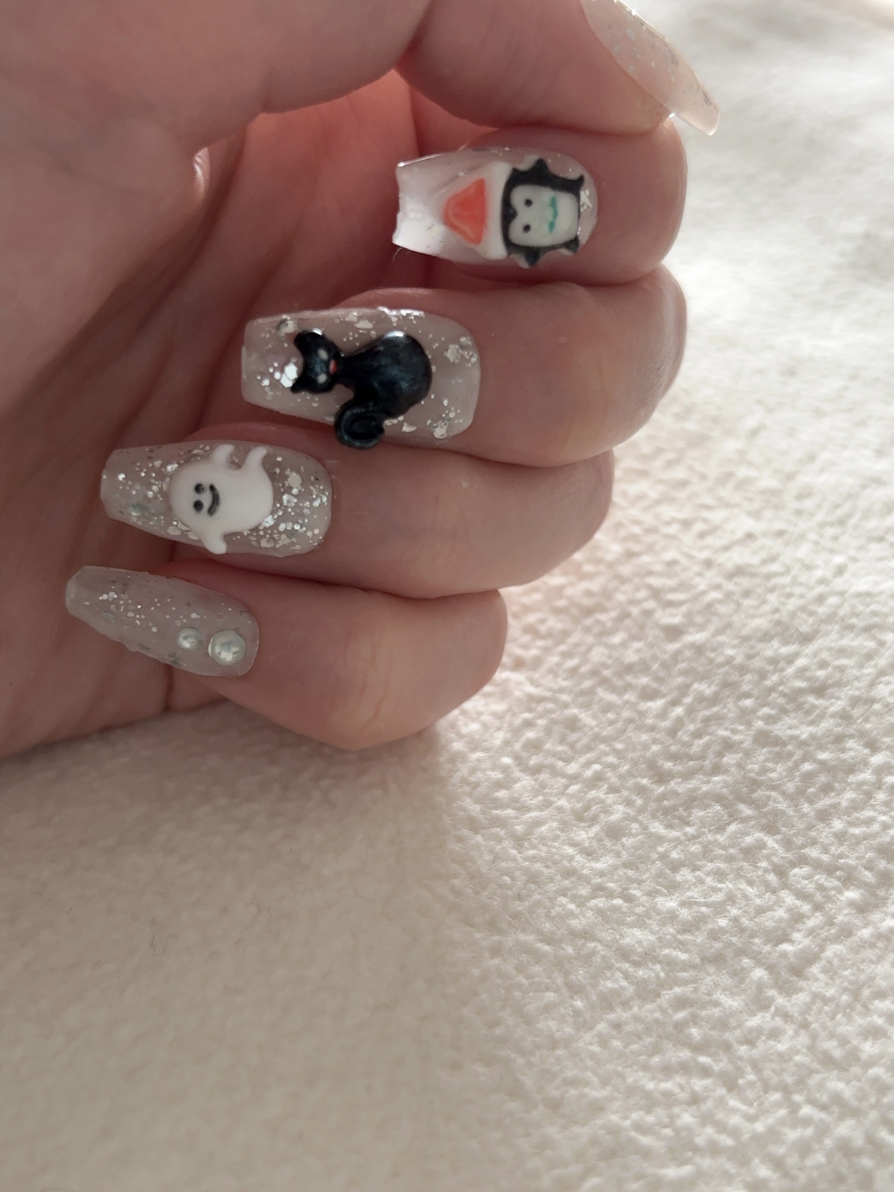 #きいのネイル,#ネイル,#ハロウィンネイル,#セルフネイル,#秋ネイルのネイルデザイン