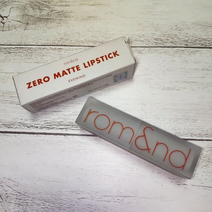 ゼロマットリップスティック/rom&nd/口紅を使ったクチコミ(1枚目)