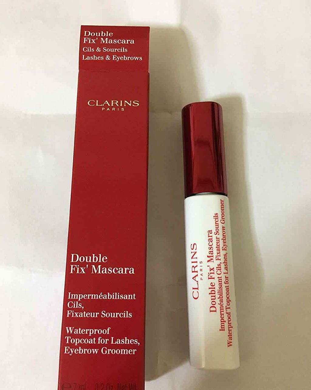 ダブルフィックス マスカラ/CLARINS/マスカラトップコートを使ったクチコミ（1枚目）