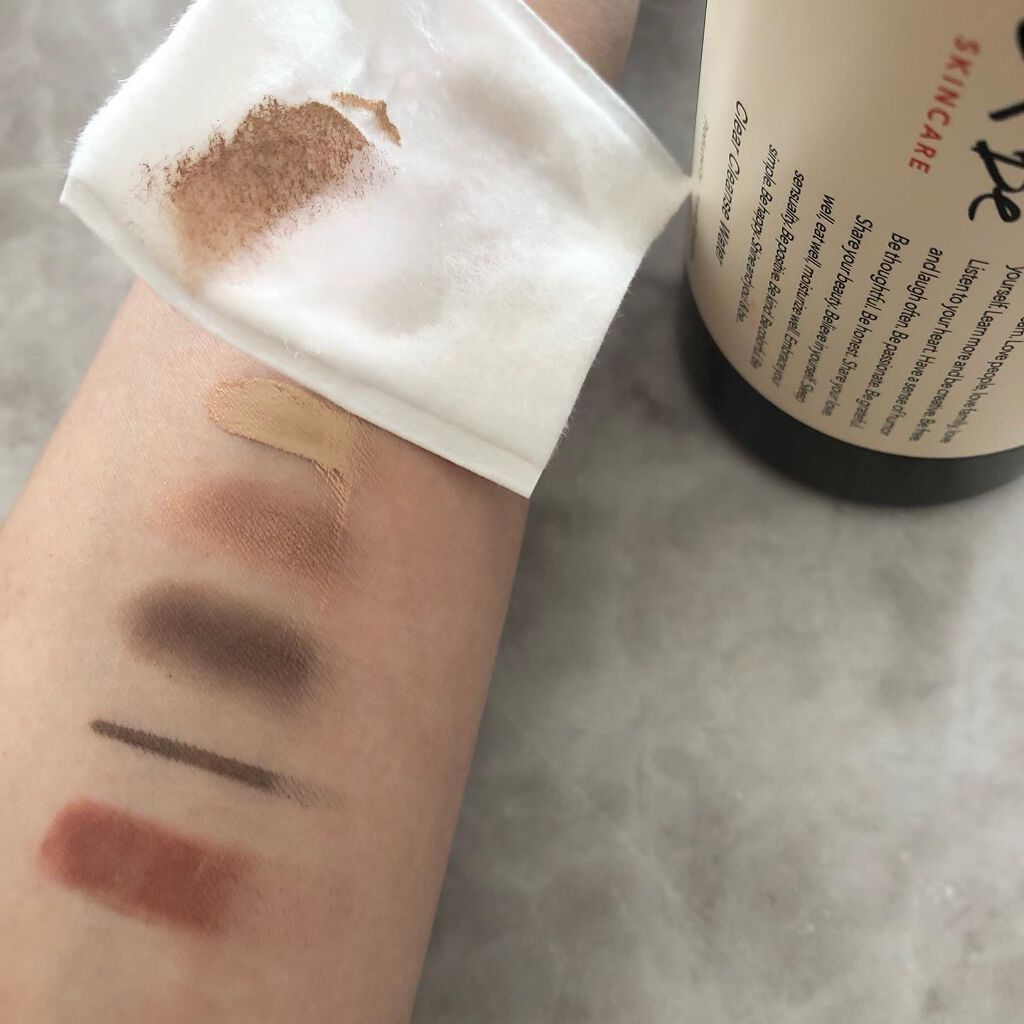 &be クリアクレンズウォーター/＆be/クレンジングウォーターを使ったクチコミ（3枚目）