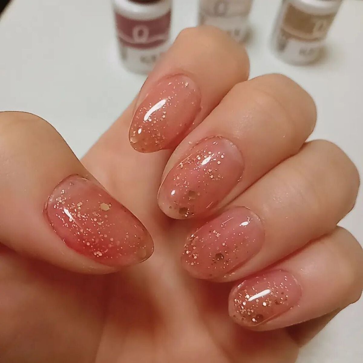 まっつん on LIPS 「これは夏前くらいかな…#DAISOネイル#ブラウンレッド#ゴー..」(2枚目)