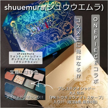 ウォンテッド トレジャーボックス アイパレット グランドライン/shu uemura/パウダーアイシャドウを使ったクチコミ（1枚目）