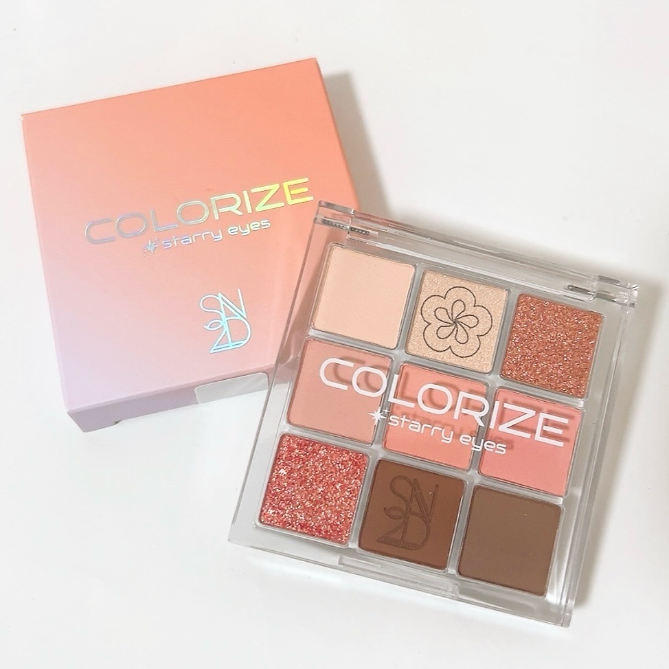 カラーライズスターリーアイズ 03 ピーチブロッサム/S2ND/アイシャドウパレットを使ったクチコミ（1枚目）