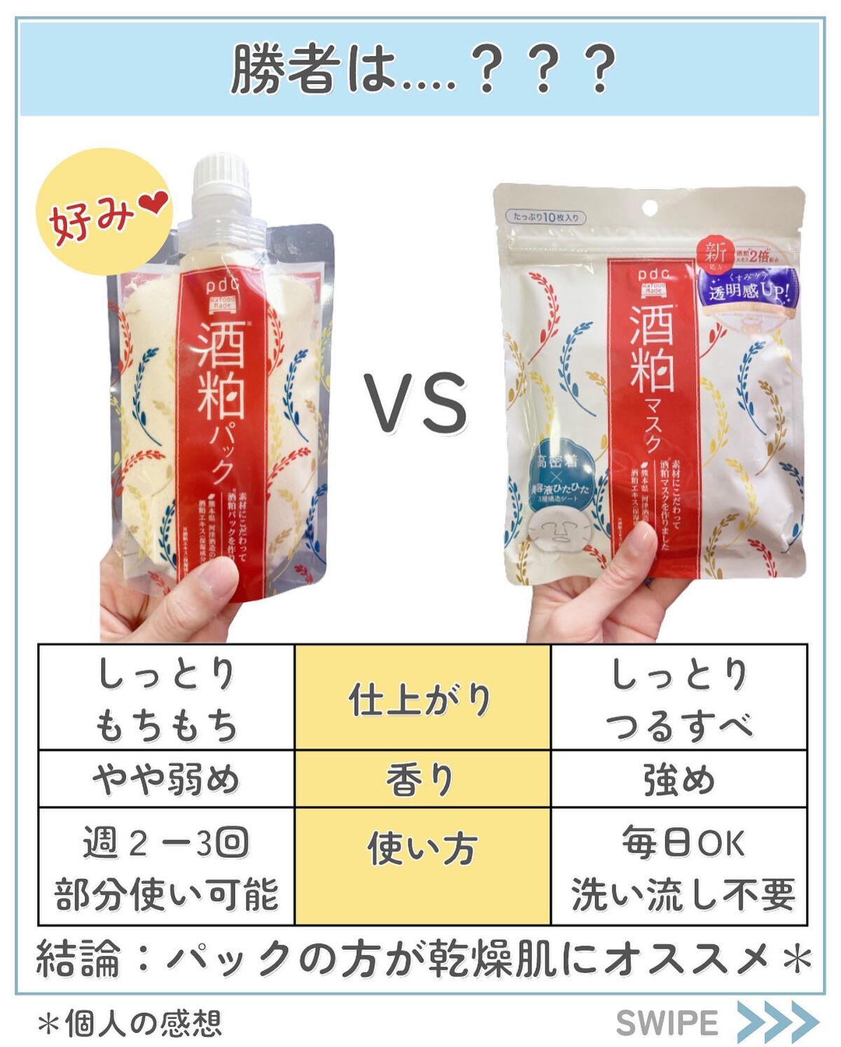 ワフードメイド 酒粕マスク/pdc/シートマスク・パックを使ったクチコミ(8枚目)