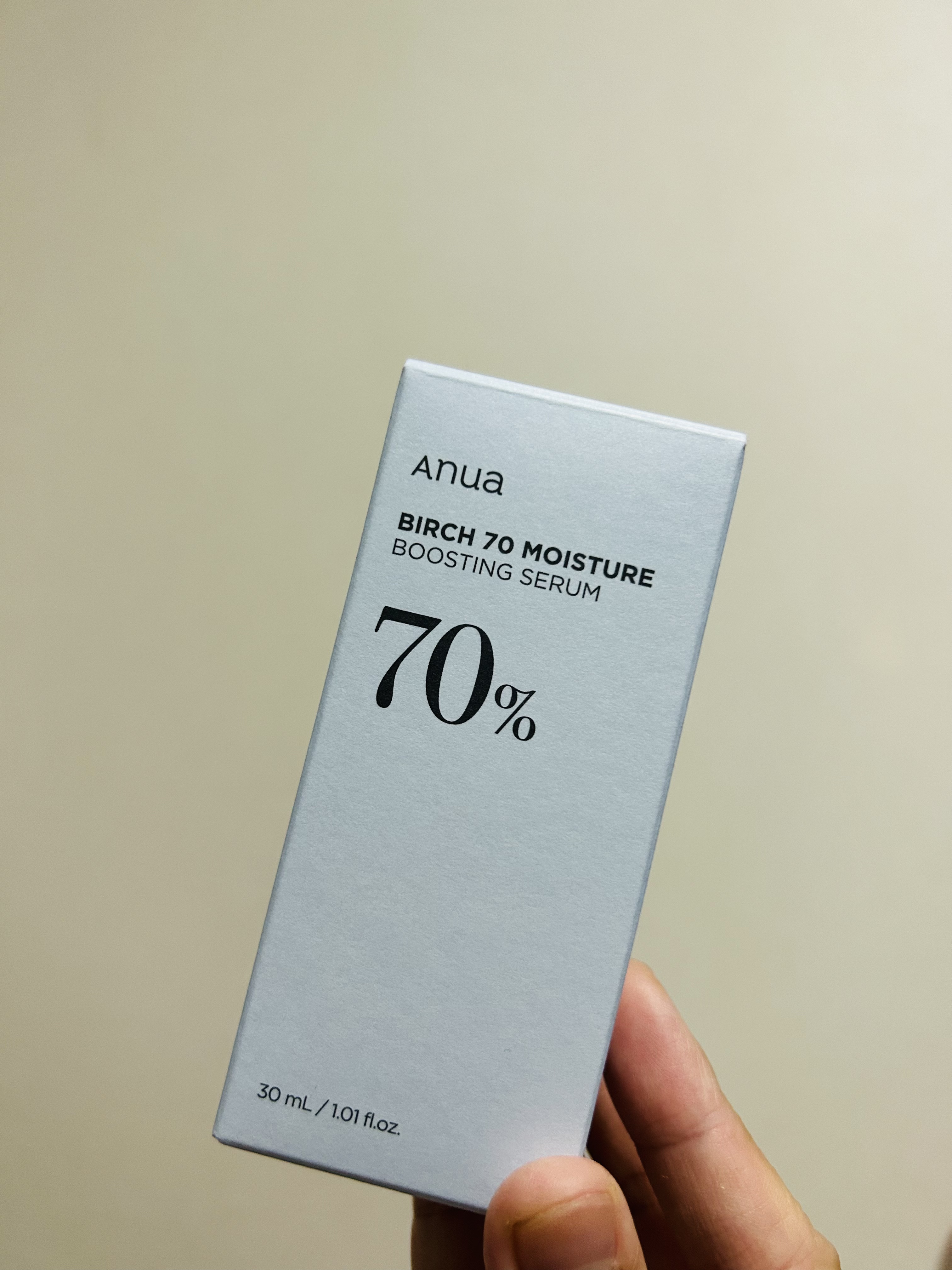 シラカバ70％水分ブースティングセラム/Anua/美容液を使ったクチコミ（2枚目）