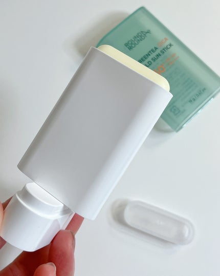 グリーンティー CICA マイルド サンスティック/ラウンドアラウンド/日焼け止めスティックを使ったクチコミ(3枚目)