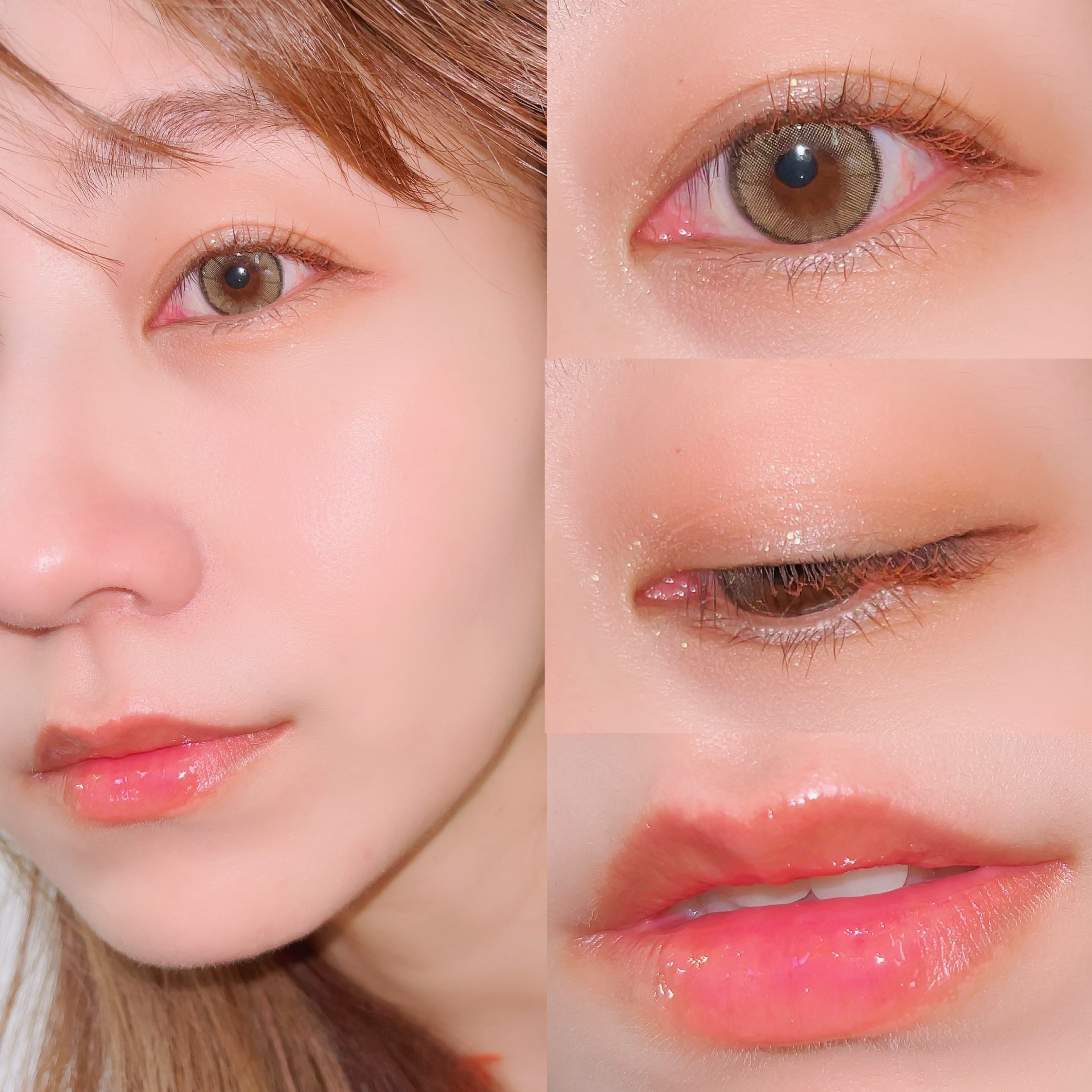 グラスティングウォーターグロス/rom&nd/リップグロスを使ったクチコミ（2枚目）