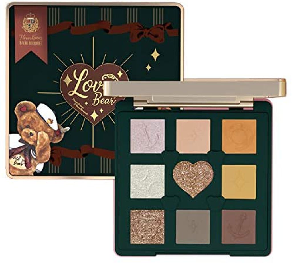 Love Bear 9色 アイシャドウパレット FlowerKnows
