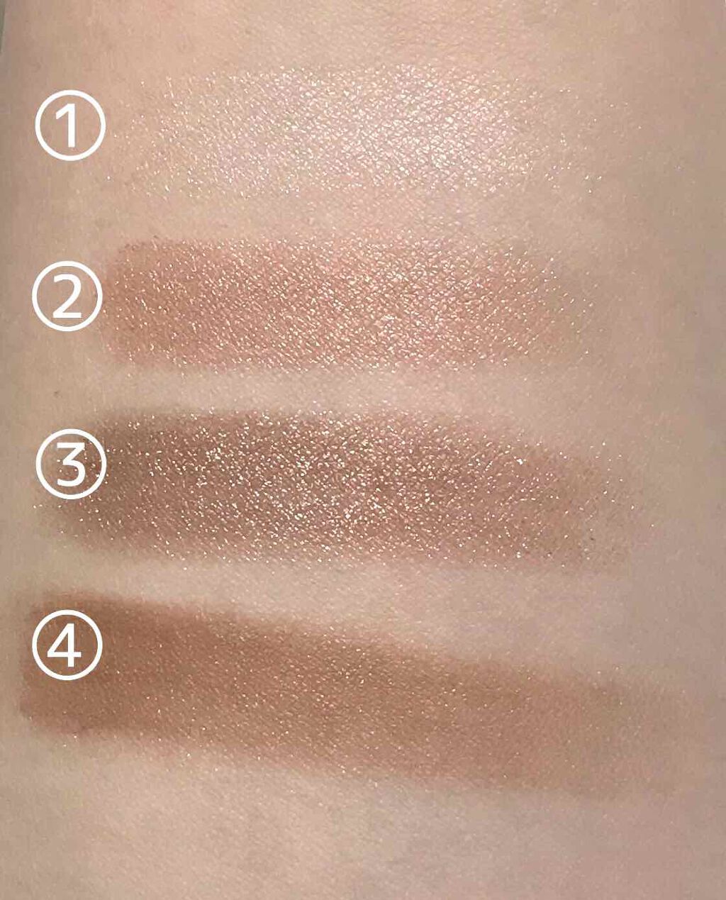 グロッシーリッチ アイズ N/Visée/アイシャドウパレットを使ったクチコミ（3枚目）