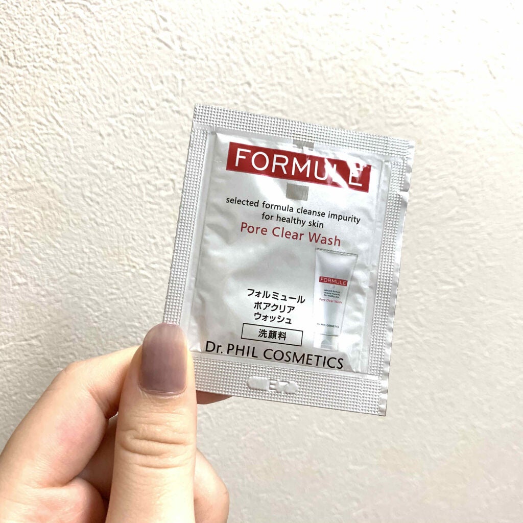 ポアクリア ウォッシュ/フォルミュール/洗顔フォームを使ったクチコミ(1枚目)