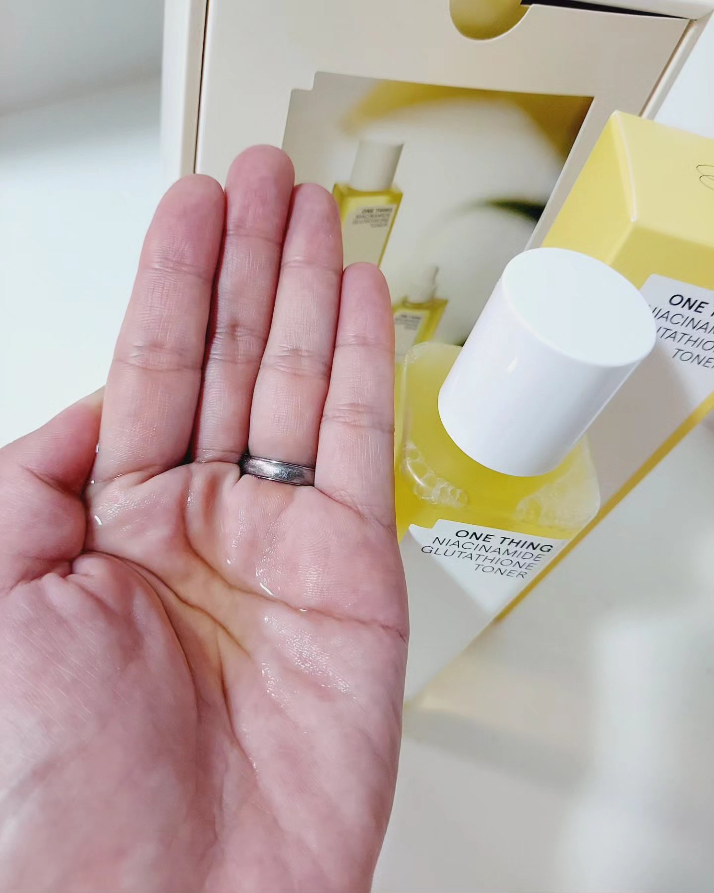 ナイアシンアミドグルタチオントナー/ONE THING/化粧水を使ったクチコミ（3枚目）