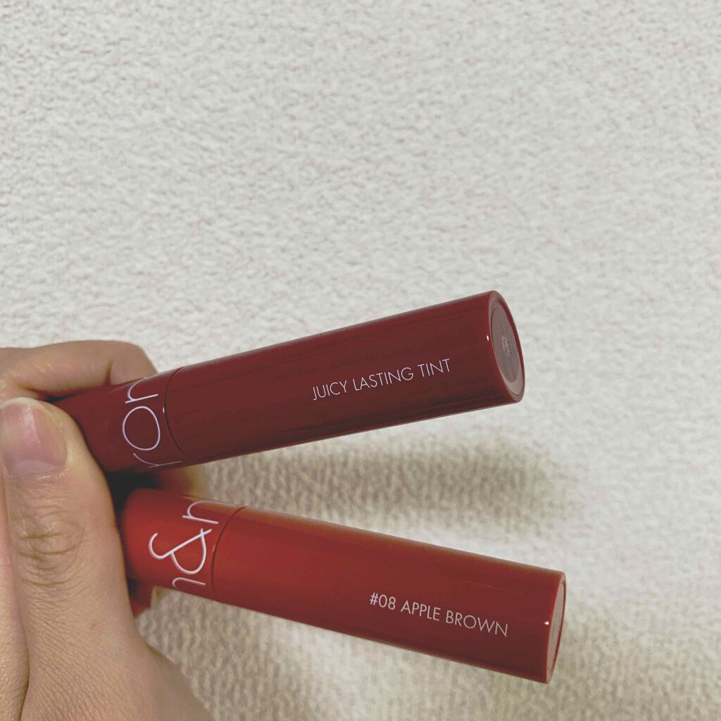ジューシーラスティングティント/rom&nd/リップティントを使ったクチコミ（1枚目）