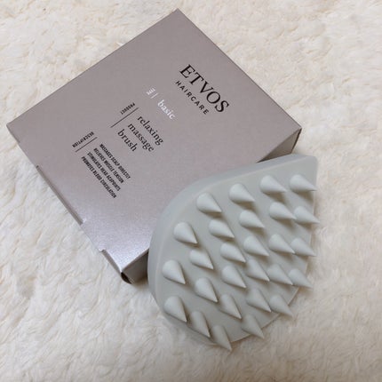 リラクシングマッサージブラシ/エトヴォス/スカルプブラシを使ったクチコミ(1枚目)