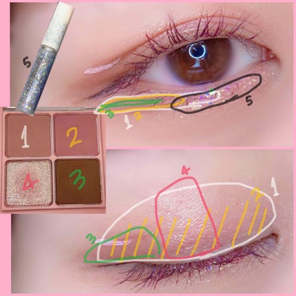 アイスパングルグリッター/HOLIKA HOLIKA/グリッターを使ったクチコミ(2枚目)