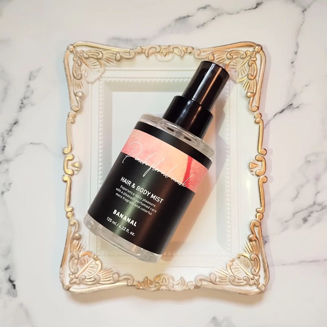 パフュームド ヘア＆ボディミスト Peach Floral Musk/BANANAL/ヘアミストを使ったクチコミ（2枚目）
