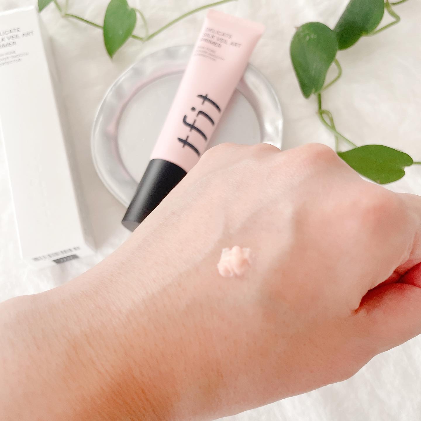 デリケートシルクベールアートプライマー/TFIT/化粧下地を使ったクチコミ（2枚目）