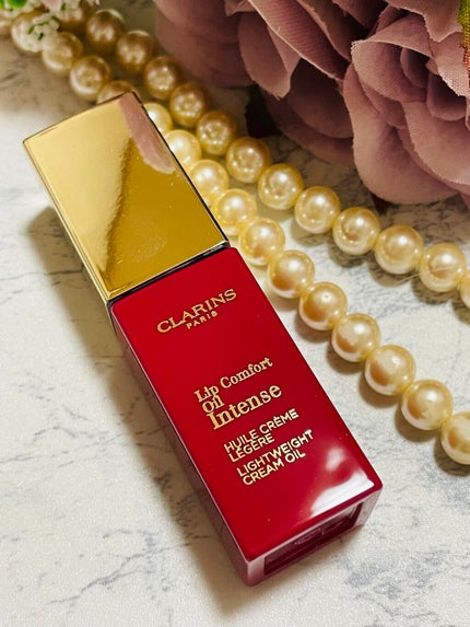 コンフォート リップオイル インテンス 05 インテンス ピンク(限定カラー)/CLARINS/リップグロスを使ったクチコミ(1枚目)